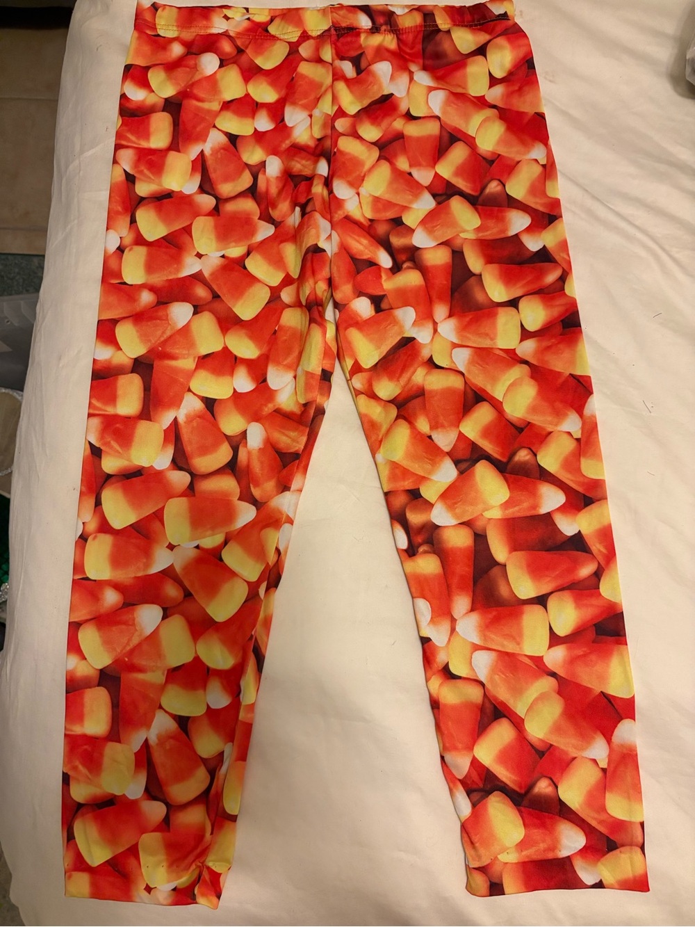 Leg Avenue Halloween Candy Corn Print Leggings
